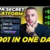 new cpa platform paying 19 every 30 minutes for free 901 day no skills required